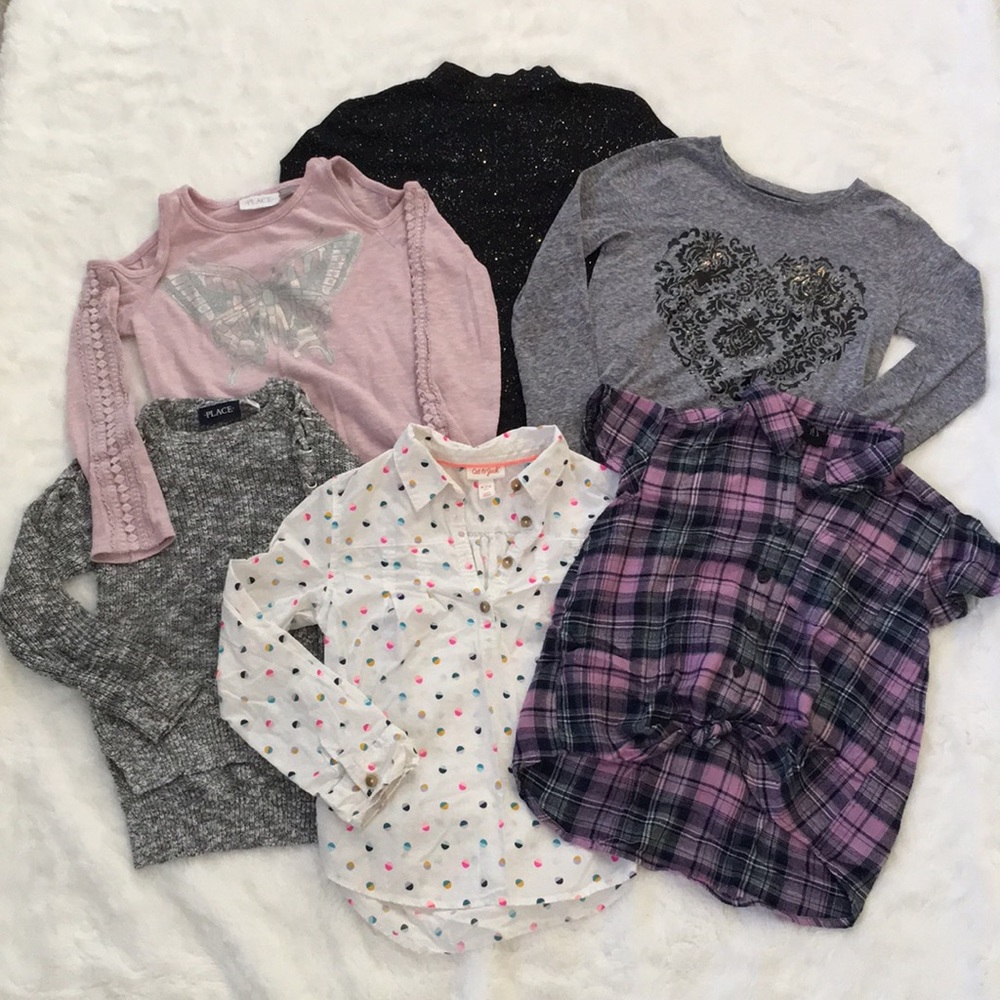 Bundle of 6 Girls Tops